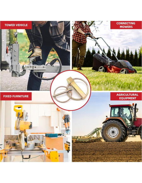 Kit de Pasadores de Seguridad AIMUNOK 1/4" - 8 Piezas