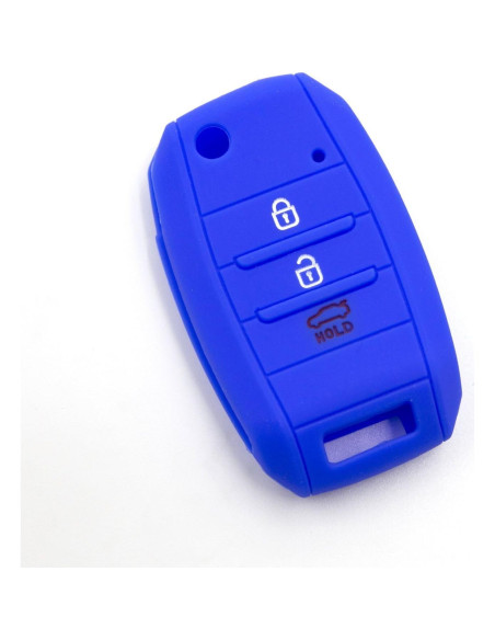 Funda de Llave Plegable de Silicona LIGHTKOREA 3 Botones Kia