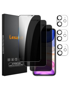 Protector de Pantalla Privado Lesakit para iPhone 11 6.1" 9H