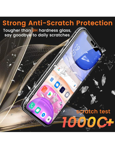 Protector de Pantalla Privado Lesakit para iPhone 11 6.1" 9H