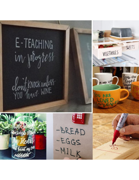 Marcadores Permanentes a Base de Aceite Overseas 24 Pcs Negros