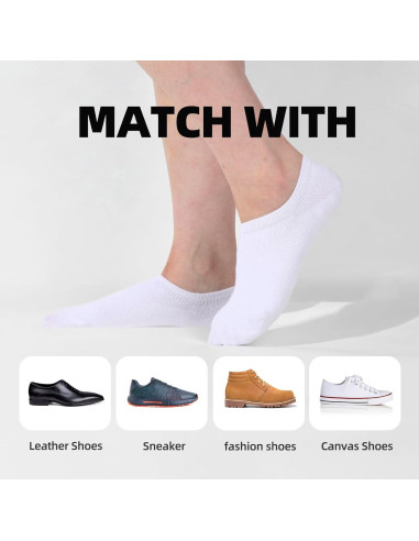 Calcetines Cortos de Algodón Antideslizantes B-multi 6-12 Pares