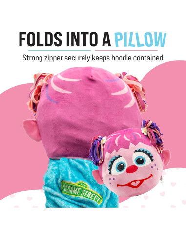 Manta con Capucha Plushible Abby Cadabby - Adulto - Suave y Lavable