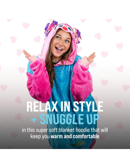 Manta con Capucha Plushible Abby Cadabby - Adulto - Suave y Lavable