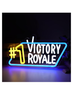 Luz Neón Victoria Royale LED para Decoración de Pared 43x22 cm