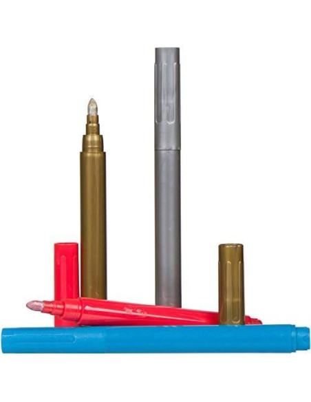 Marcadores de Copas de Vino Alchemy Bar Goods - 5 Colores Metálicos