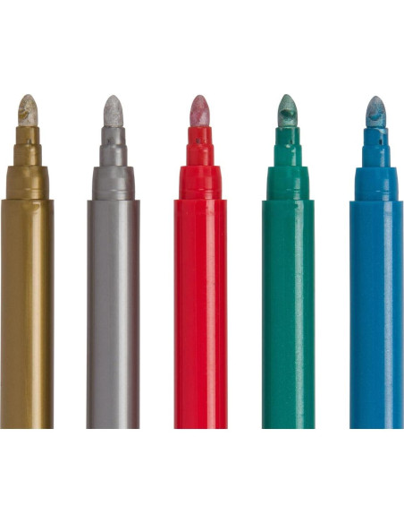 Marcadores de Copas de Vino Alchemy Bar Goods - 5 Colores Metálicos