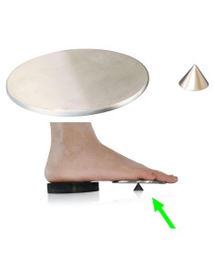 Disco de Equilibrio AcrobaX The Deep Tissue Doc 10.16 cm Acero Inoxidable