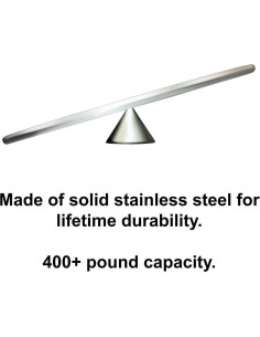 Disco de Equilibrio AcrobaX The Deep Tissue Doc 10.16 cm Acero Inoxidable 2