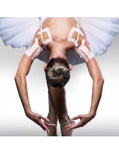 Cinta de Kinesiología Pre-Cortada Spidertech para Hombro Azul 2