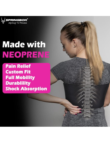 Cinturón de Compresión SPRINGBOK para Costillas Lesionadas - Ajustable