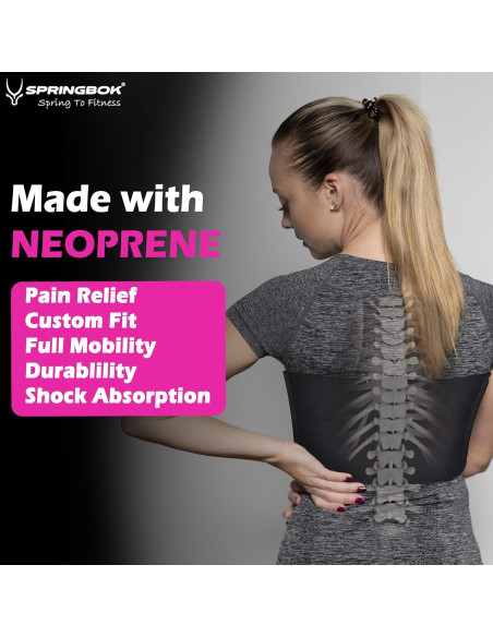 Cinturón de Compresión SPRINGBOK para Costillas Lesionadas - Ajustable