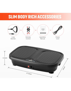 Máquina de Ejercicio Placa de Vibración SALEMFIT B2B3 120 RPM 2