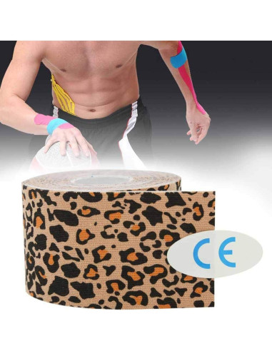 Cinta de Kinesiología Alomejor Algodón Elástico 25x5cm Estampado