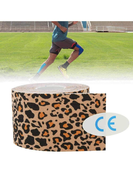 Cinta de Kinesiología Alomejor Algodón Elástico 25x5cm Estampado