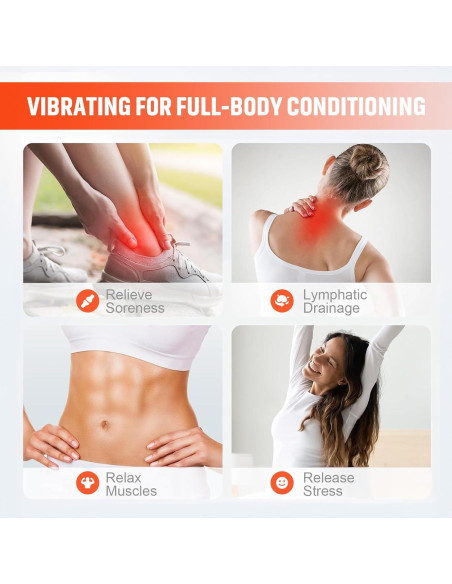 Máquina de Ejercicio Placa de Vibración SALEMFIT B2B3 120 RPM