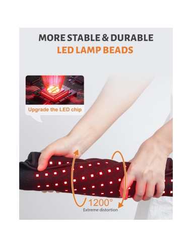 Almohadilla de Terapia de Luz Roja Astarexin 406 LEDs 60W
