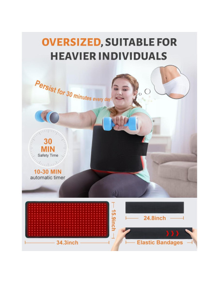 Almohadilla de Terapia de Luz Roja Astarexin 406 LEDs 60W