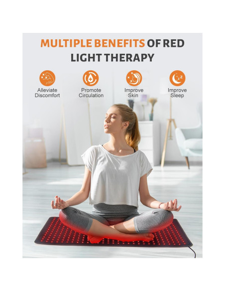 Almohadilla de Terapia de Luz Roja Astarexin 406 LEDs 60W