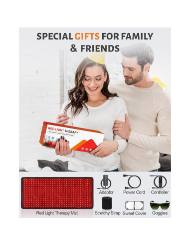 Almohadilla de Terapia de Luz Roja Astarexin 406 LEDs 60W