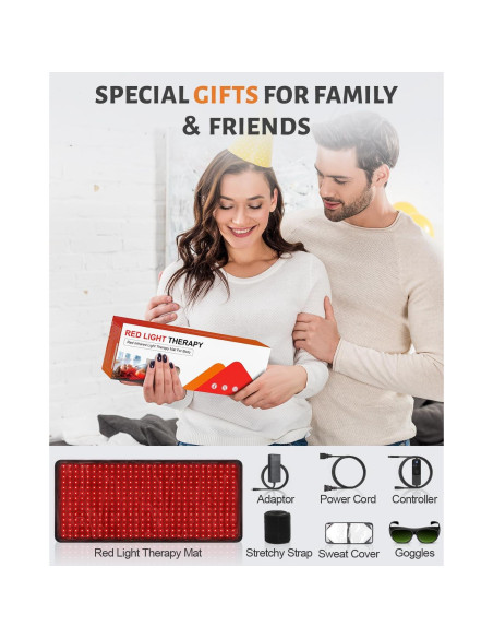 Almohadilla de Terapia de Luz Roja Astarexin 406 LEDs 60W