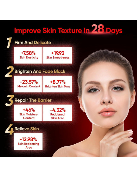 Máscara de Terapia de Luz Roja MGGSUG con Control Remoto 4 Modos