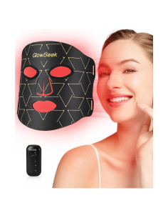 Máscara de Terapia de Luz Roja GlowSeek E100B-2 para Piel
