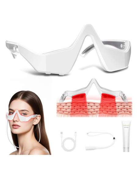 Masajeador Ocular Nienele con Terapia de Luz - Alivio Fatiga Ocular