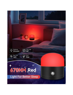Lámpara Luz Roja Inteligente Neporal 670nm Regulable con Control Remoto 2