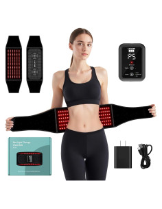 Cinturón de Terapia de Luz Roja LAFCARE 5000mAh 660nm 850nm