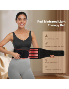 Cinturón de Terapia de Luz Roja LAFCARE 5000mAh 660nm 850nm 2