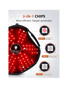 Terapia de Luz Roja Infrarroja RELEXNOW 630-850nm 0.6kg 2