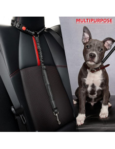 Cinturón de Seguridad para Perros AUTOXBERT Ajustable 48-80 cm 2