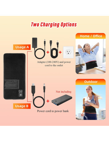 Almohadilla de Terapia de Luz Roja Qtyspdct 40.6x20.1cm 660nm 850nm