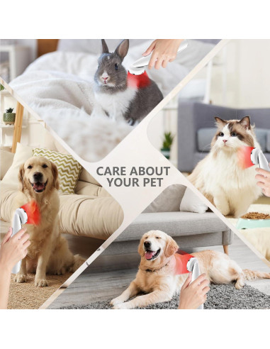 Terapia de Luz Roja Portátil Hottoerak 660nm 850nm para Mascotas