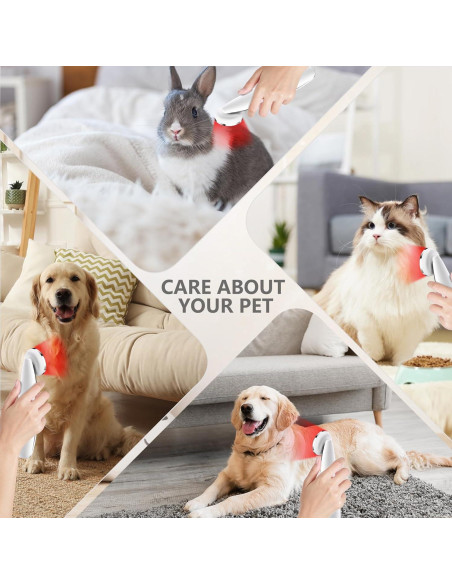 Terapia de Luz Roja Portátil Hottoerak 660nm 850nm para Mascotas