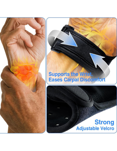 Guante Terapia Luz Roja Inalámbrico PEEWF para Manos - Alivio Artritis