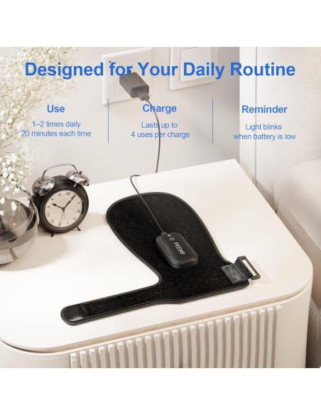 Guante Terapia Luz Roja Inalámbrico PEEWF para Manos - Alivio Artritis