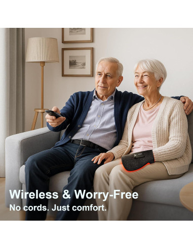 Guante Terapia Luz Roja Inalámbrico PEEWF para Manos - Alivio Artritis