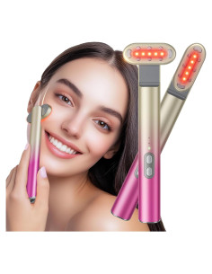 Varita Terapia de Luz Roja FOLOKE 7 en 1 para Cuidado Facial