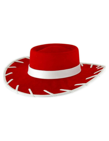 Sombrero de Jessie Disney Toy Story - Terciopelo Rojo Adulto