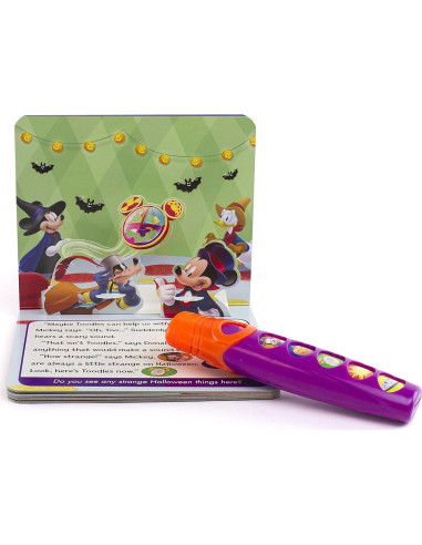 Disney Mickey Mouse Clubhouse - Halloween Surprise Sound Book and Flashlight Set - PI Kids