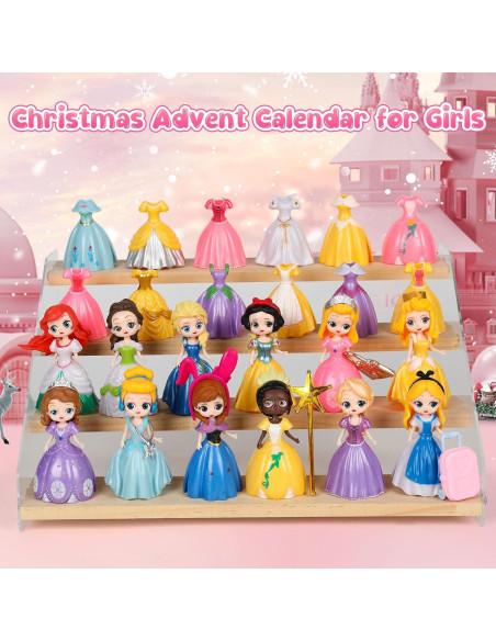 Calendario de Adviento de Navidad Princesa Bicakza 24 Días