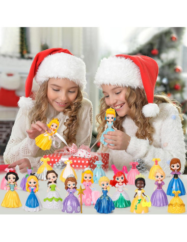 Calendario de Adviento de Navidad Princesa Bicakza 24 Días