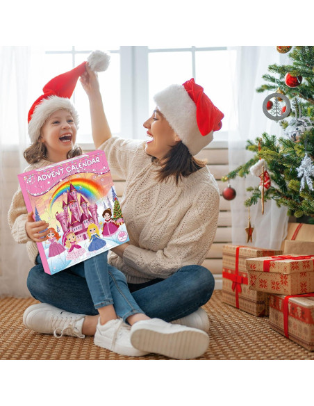 Calendario de Adviento de Navidad Princesa Bicakza 24 Días