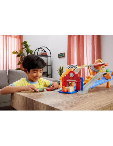 Juego de Juguetes Mattel Cars Rescue Road Raceway 1.46kg