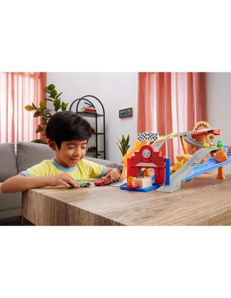 Juego de Juguetes Mattel Cars Rescue Road Raceway 1.46kg