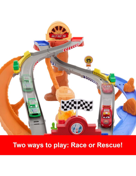 Juego de Juguetes Mattel Cars Rescue Road Raceway 1.46kg