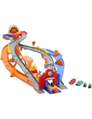 Juego de Juguetes Mattel Cars Rescue Road Raceway 1.46kg