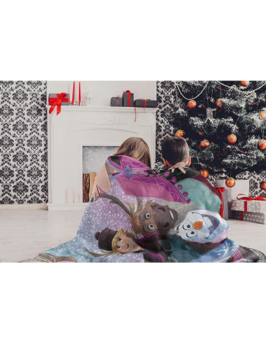 Manta Micro Raschel Disney Frozen 2 Noroeste 116.84x152.4cm